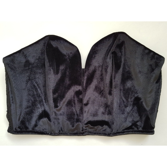 Victoria's Secret Velvet Strapless Bra Top - Picture 3 of 16